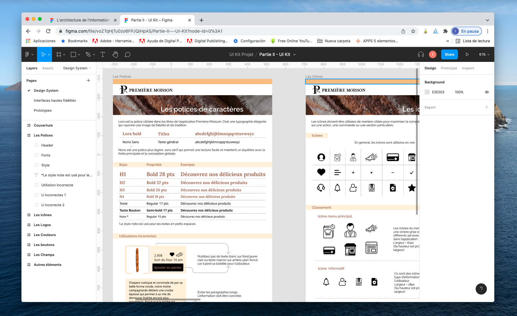 Design system Première Moisson